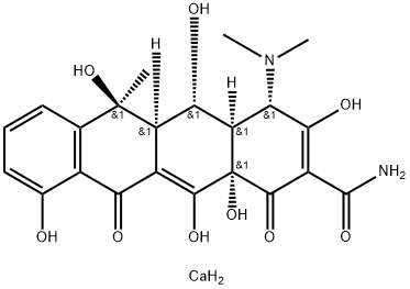 土霉素钙 结构式