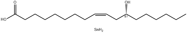 9-Octadecenoic acid, 12-hydroxy-,tin (2+)salt (2:1) 结构式