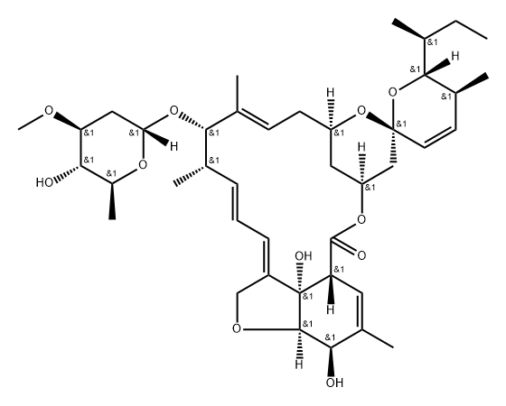 Avermectin B1a monosaccharide 结构式