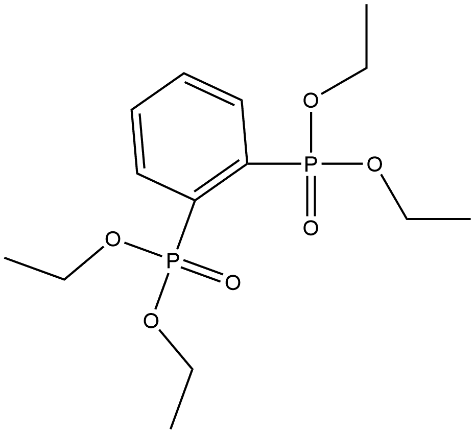 Phosphonic acid, P,P'-1,2-phenylenebis-, P,P,P',P'-tetraethyl ester 结构式