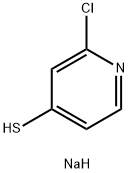 4 - 巯基吡啶,2 - 氯 - ,钠盐 结构式