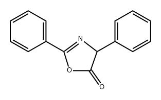 5(4H)-Oxazolone,  2,4-diphenyl-,  radical  ion(1-)  (9CI) 结构式