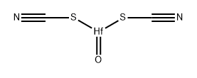 Bis(thiocyanic acid)oxohafnium salt 结构式