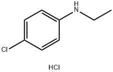 4-氯-N-乙基苯胺盐酸盐 结构式