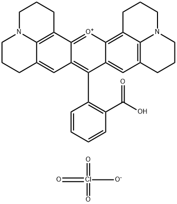 高氯酸罗丹明640 结构式