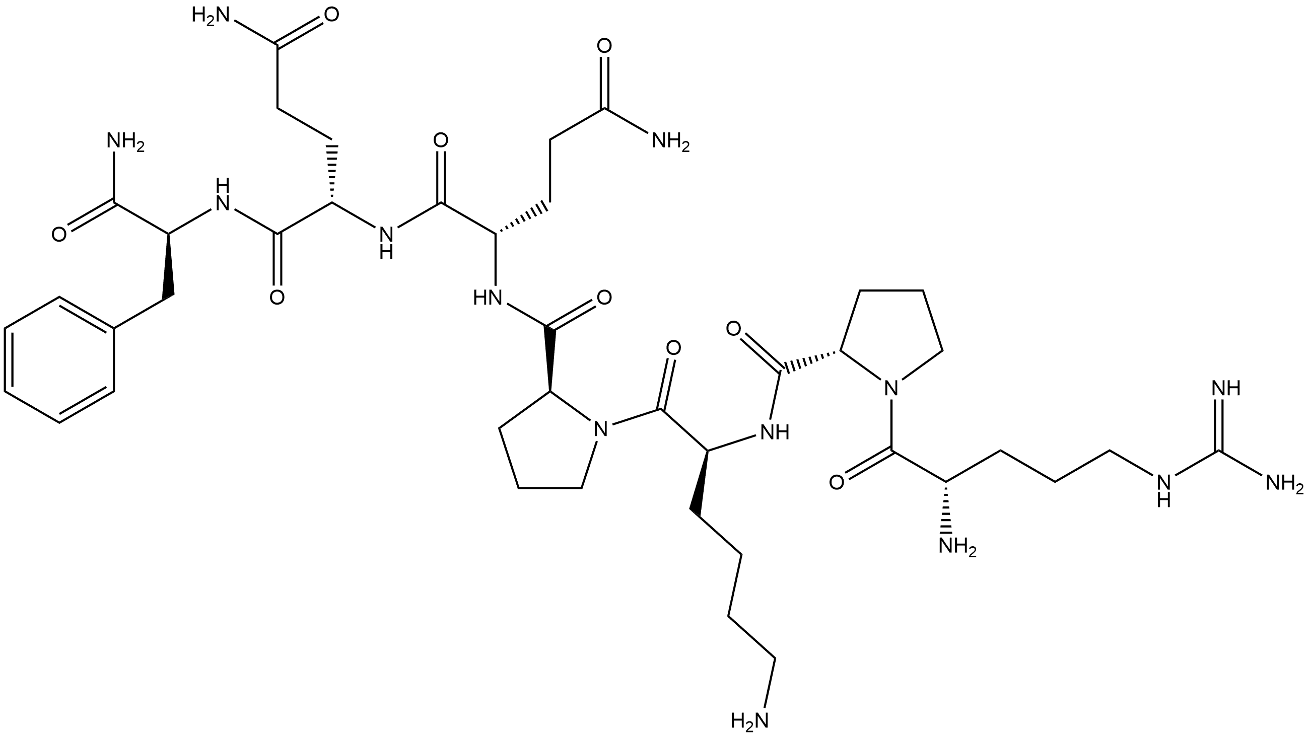 substance P (1-7) 结构式