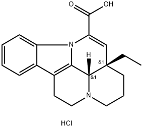 ApovincaMinic Acid Hydrochloride Salt 结构式