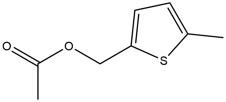 2-Thiophenemethanol, 5-methyl-, 2-acetate 结构式