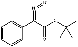 2-重氮基-2-苯基乙酸叔丁酯酯 结构式