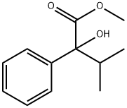 Benzeneacetic acid, α-hydroxy-α-(1-methylethyl)-, methyl ester 结构式