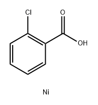 Bis(2-chlorobenzoic acid)nickel(II) salt 结构式