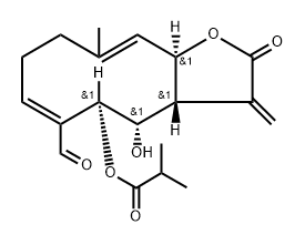 刺苞菊羟内酯 结构式