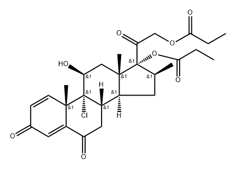 Beclomethasone Dipropionate Impurity 6 结构式