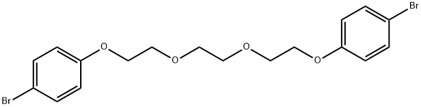1,2-双(2-(4-溴苯氧基)乙氧基)乙烷 结构式