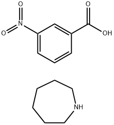 3-Nitrobenzoic acid perhydroazepine, addykt 结构式