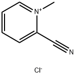 2-氰基-1-甲基吡啶氯化物 结构式