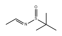 (E)-N-亚乙基-2-甲基丙烷- 2-亚磺酰胺 结构式