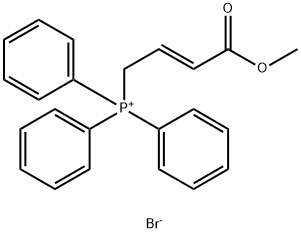 PhosphoniuM,[(2E)-4-Methoxy-4-oxo-2-buten-1-yl]triphenyl-, broMide(1:1) 结构式