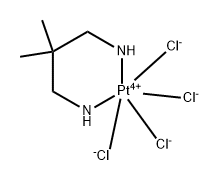 tetrachloro(2,2-dimethyl-1,3-propanediamine-N,N')platinum 结构式