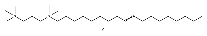 DIMETHYL-[(E)-OCTADEC-9-ENYL]-[3-(TRIMETHYLAZANIUMYL)PROPYL]AZANIUM,DICHLORIDE 结构式