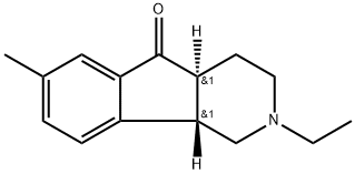 5H-Indeno[1,2-c]pyridin-5-one,2-ethyl-1,2,3,4,4a,9b-hexahydro-7-methyl-,(4aR,9bR)-rel-(+)-(9CI) 结构式