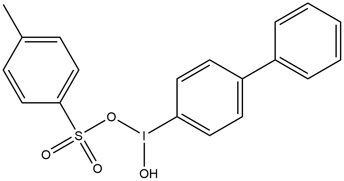 1-[Hydroxy(tosyloxy)iodo]-4-phenylbenzene 结构式