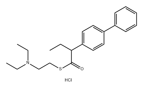 Xenthiorate hydrochloride 结构式