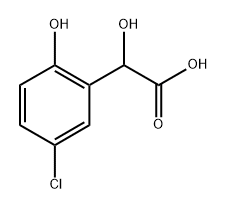 5-Chloro-2-hydroxymandelic acid 结构式