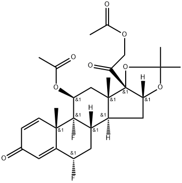 醋酸氟轻松杂质31 结构式