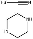 Thiocyanic acid, compd. with piperazine (1:1) 结构式