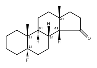 (14β)-5α-Androstan-15-one 结构式