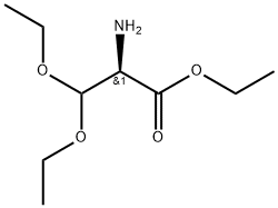 (R)-Ethyl 2-amino-3,3-diethoxypropanoate 结构式