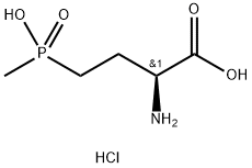 L-草铵膦盐酸盐 结构式