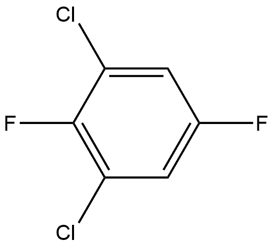 1,3-Dichloro-2,5-difluorobenzene 结构式