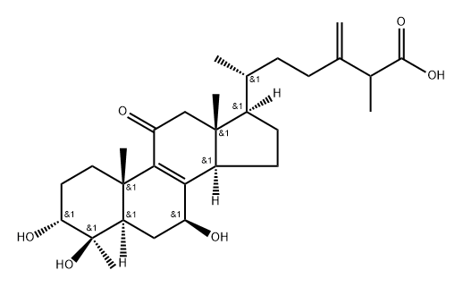 S-樟芝酸K 结构式