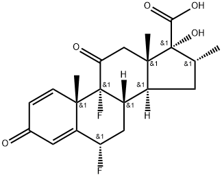 丙酸氟替卡松杂质24 结构式