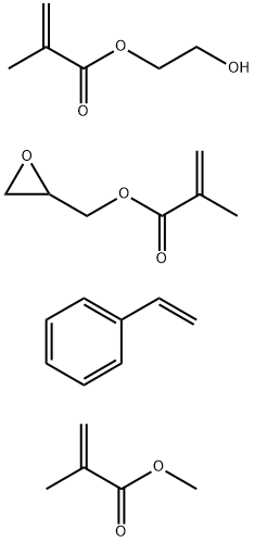 2-甲基丙烯酸-2-羟乙酯与苯乙烯 结构式