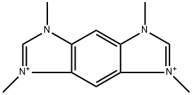 Benzo[1,2-d:4,5-d']diimidazolium, 3,5-dihydro-1,3,5,7-tetramethyl- 结构式