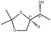 (R)-1-((R)-2,2-二甲基-1,3-二氧戊环-4-基)乙-1-醇 结构式