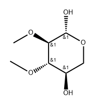 Xylopyranose, 2,3-di-O-methyl-, .beta.-D- 结构式