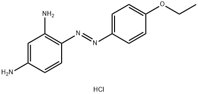 4-(4-Ethoxyphenylazo)-m-phenylenediaminemixture of mono and dihydrochloride 结构式