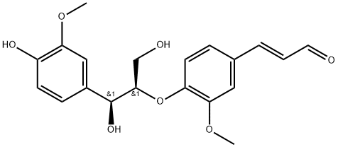 赤-愈创木脂-Β-松柏醛醚 结构式