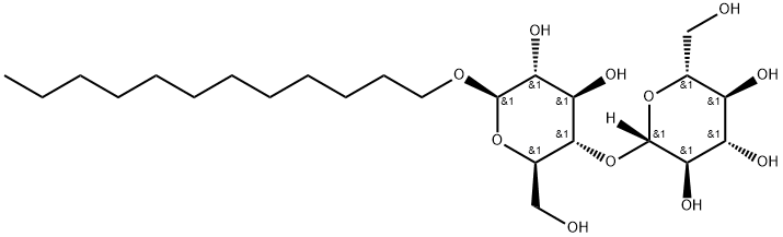 DODECYL BETA-D-CELLOBIOSIDE 结构式