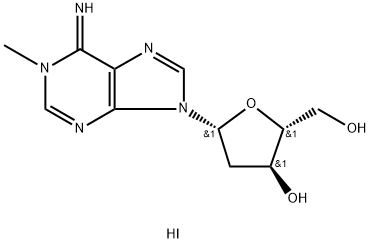 2'-DEOXY-1-METHYL-ADENOSINE HYDRIODIDE 结构式