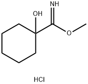 Cyclohexanecarboximidic acid, 1-hydroxy-, methyl ester, hydrochloride (1:1) 结构式