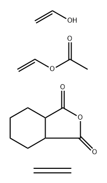 Ethenyl acetate polymer with ethene, ethenol and hexahydro-1,3-isobenzofurandione 结构式