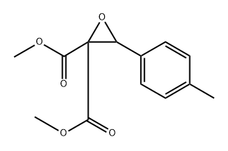 3-(对甲苯基)环氧乙烷-2,2-二羧酸二甲酯 结构式