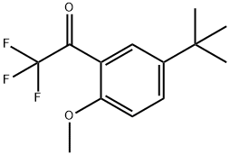 1-(5-(TERT-BUTYL)-2-METHOXYPHENYL)-2,2,2-TRIFLUOROETHANON 结构式