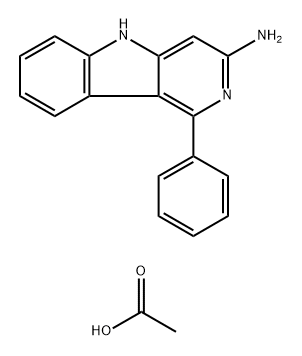 3-AMINO-1-PHENYL-5H-PYRIDO(4,3-B)INDOLEACETATE