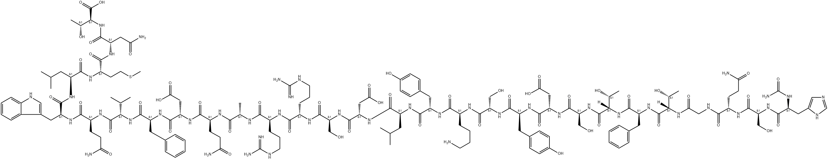 N(alpha)-carbamylglucagon 结构式